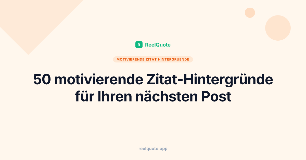 50 motivierende Zitat-Hintergründe für Ihren nächsten Post