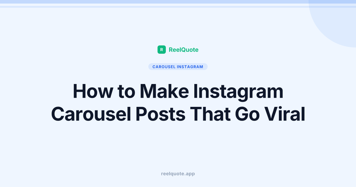 How to Make Instagram Carousel Posts That Go Viral