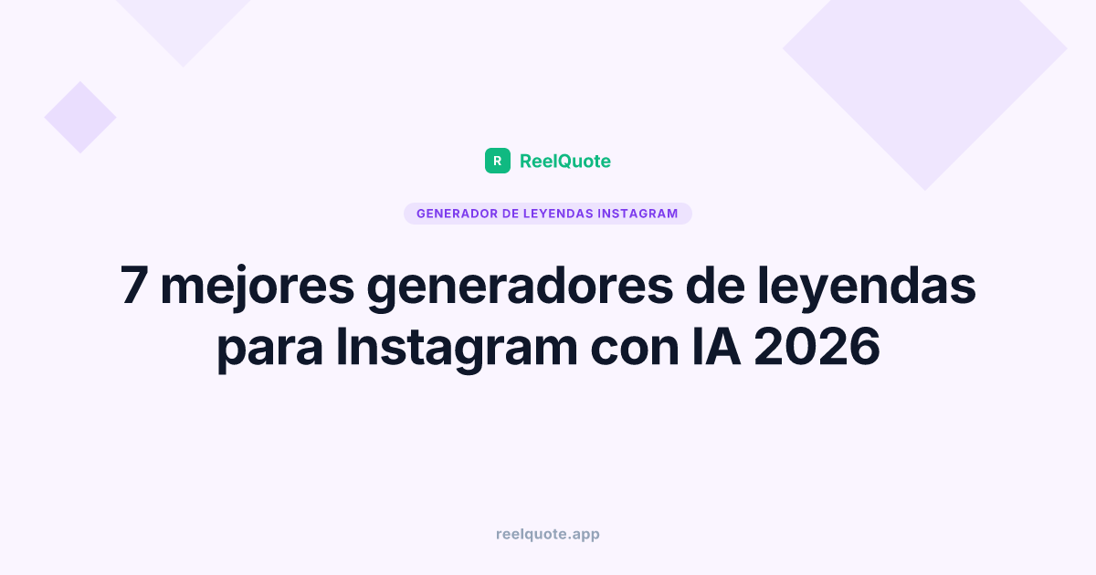 7 mejores generadores de leyendas para Instagram con IA 2026