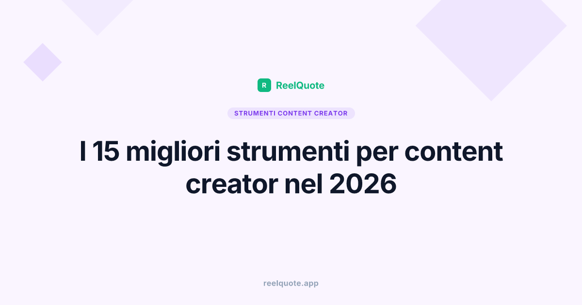I 15 migliori strumenti per content creator nel 2026